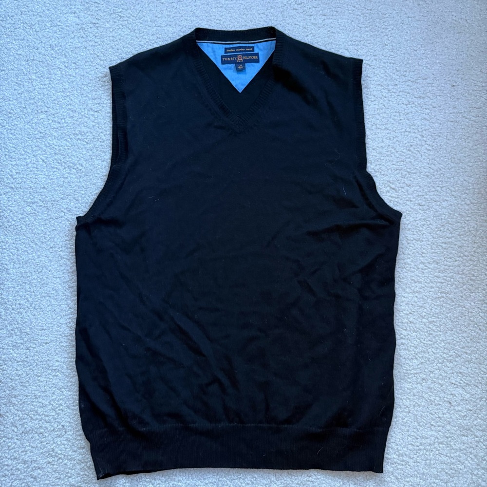 Merino wool Tommy Hilfiger golf vest